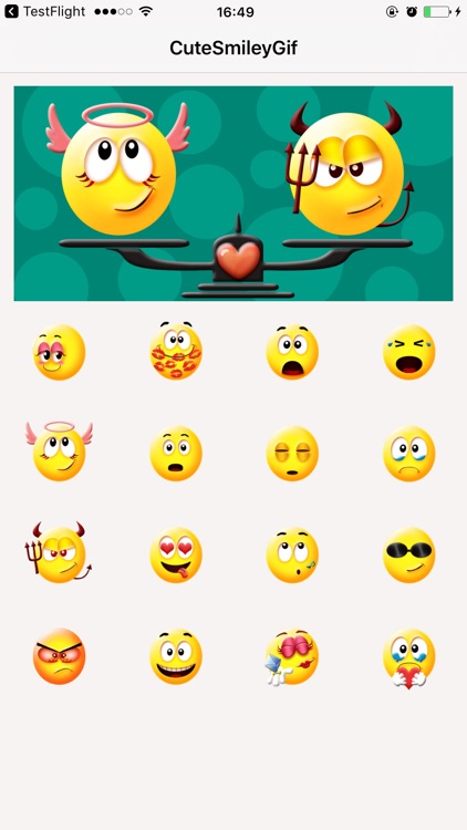 Yellow Smiley Emoji Stickers Faces for iMessage
