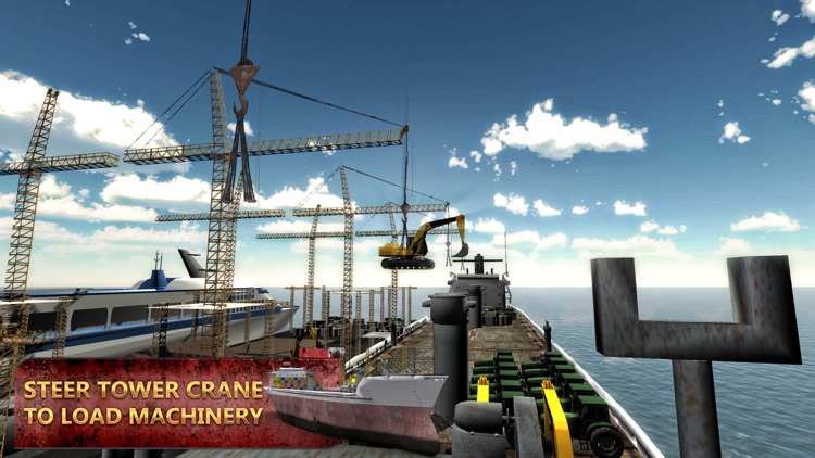 Heavy Machinery Transporter Ship – Transport crane