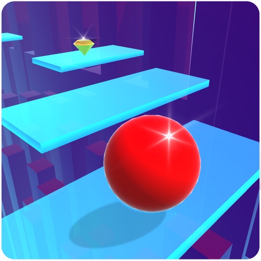 Blocky Skywalk -- Quick Ball Jumping Game icon