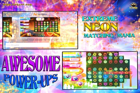 Xtreme Neon Candy Matching Mania screenshot 3