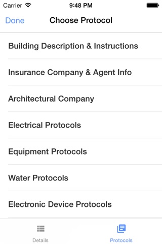 ProtocolEntry screenshot 2