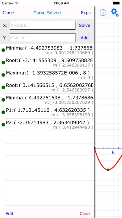 Curve Plot Graph Calculator