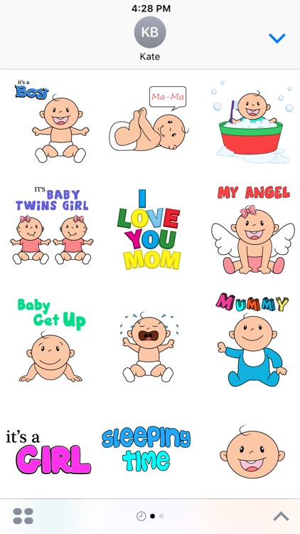 My First Steps - New Born Baby Stickers Pack screenshot-3