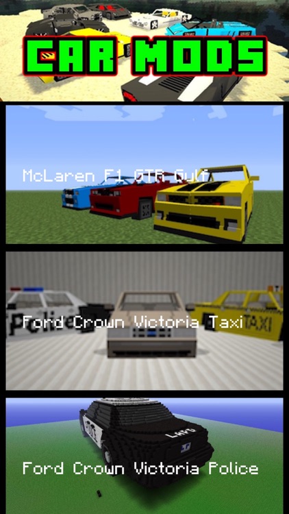 CARS EDITION MODS GUIDE FOR MINECRAFT PC GAME