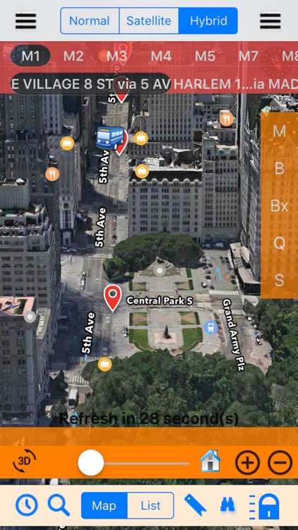 Bus NYC 3D with NOAA Radar Free
