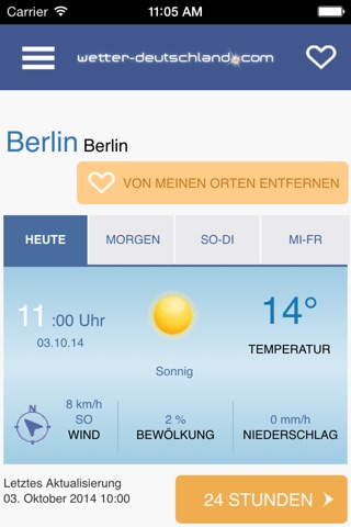 wetter DE screenshot 3