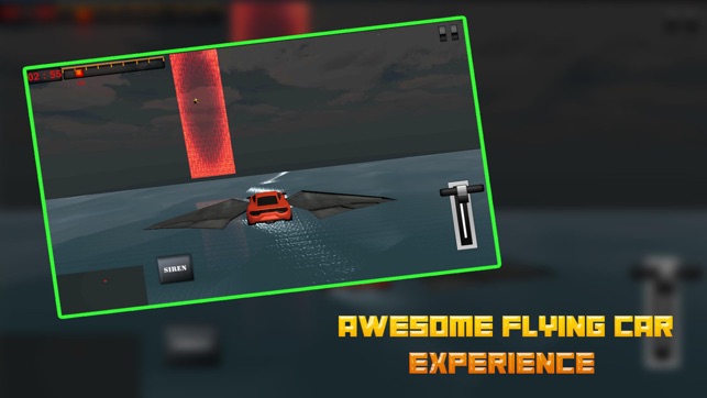 Car In Air : Flying Cop Car 3D