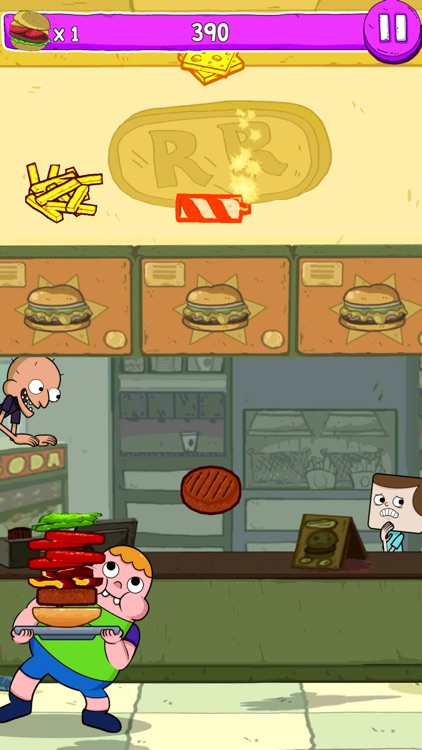 Blamburger – Clarence Fun Burger Building Arcade screenshot-0