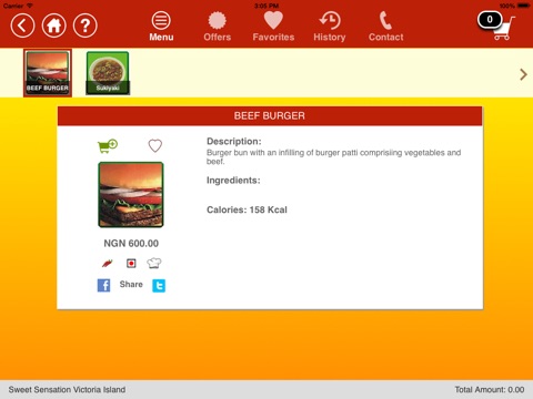 iRestaurant - iPad edition screenshot 2