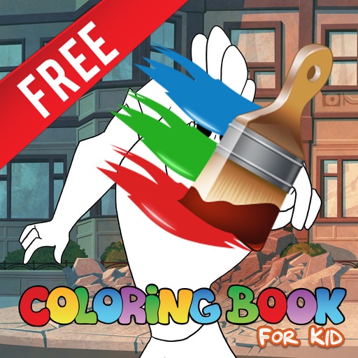 GoodTime Coloring Family friendly for Johnny Bravo iOS App