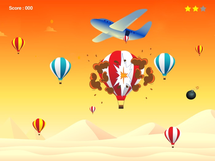 Parachute Crush - finger tap crush top free games