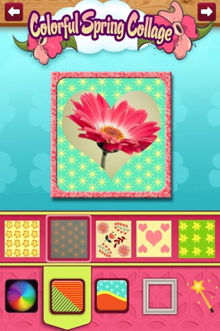 Colorful Spring Collage -  Best Camera Effects with Flower Frames for Photo Editing screenshot 2