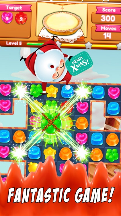 Sweet Santa Candy - New match 3 best game puzzle