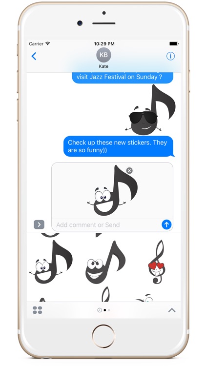 Jazz Emojis - Cool Music Stickers