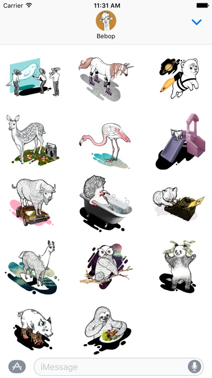 Animos - Animated animal stickers for iMessage