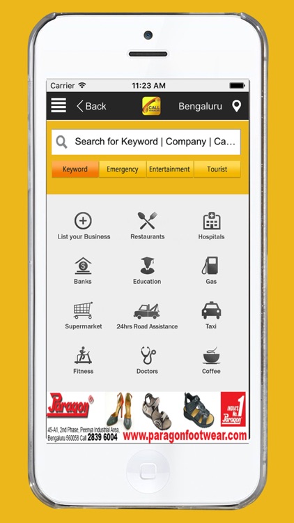 JuztCall Offline Business Search App