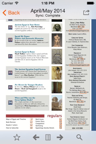 Ancient Egypt Magazine screenshot 2