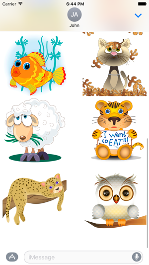 Funny zoo - cute stickers with animated animals(圖5)-速報App