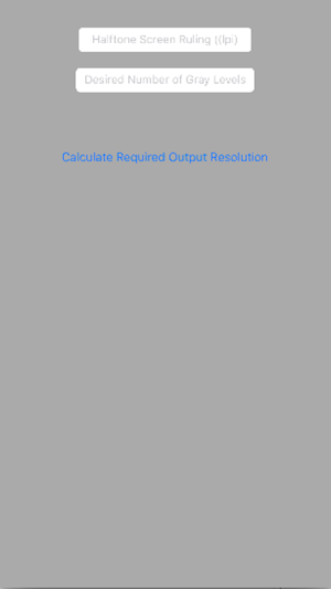 Required Output Resolution