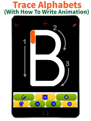 Alphabets ABC Learning & Tracing  Kids App Paid screenshot 2