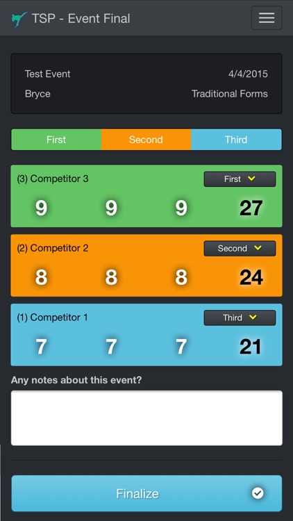 Tournament Scorecard Pro screenshot-3