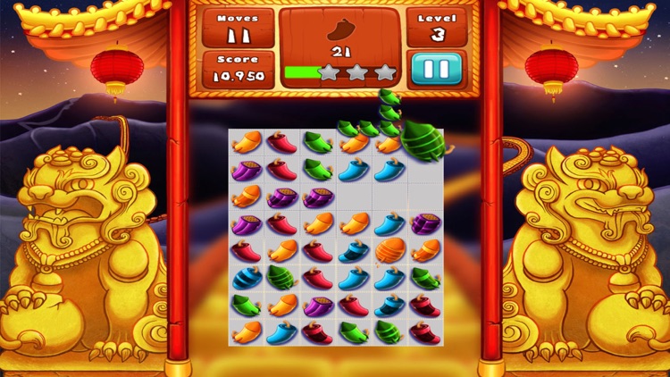 The Lion Dance Match The Fire Crackers Puzzle screenshot-4