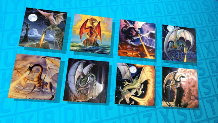 Wordsearch Revealer Dragons screenshot-4