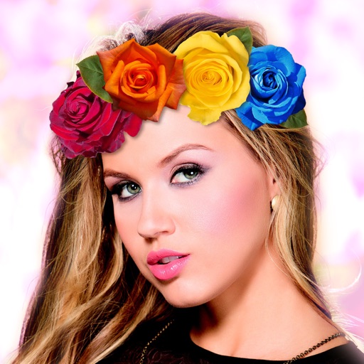 Flower Crown Beauty Photo Editor Wedding Hairstyle icon