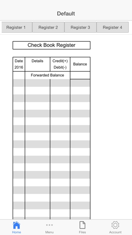 Pocket Checkbook