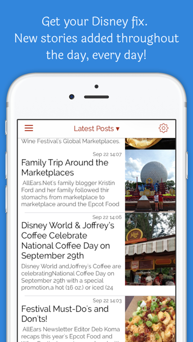 How to cancel & delete Ears the News for Disney World from iphone & ipad 2