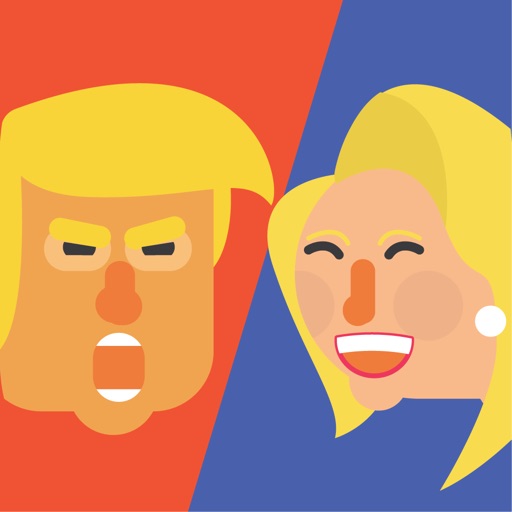 Trump vs Clinton - run for your candidate! iOS App