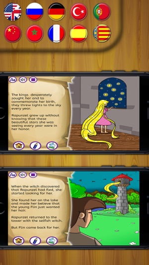 长发公主经典童话故事互动游戏(3-9岁宝宝儿童睡前故事有声读物) - 高级版(圖1)-速報App