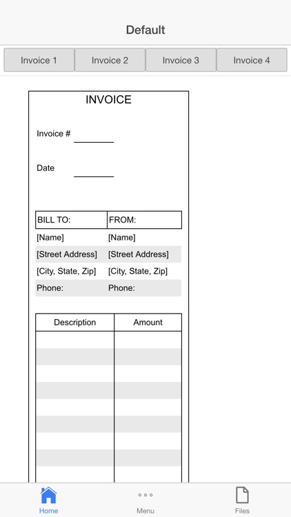 Business Invoices