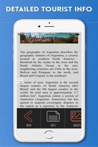 Argentina Travel Guide and Offline City Map - náhled