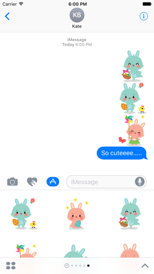 Cute Bunny Sticker Pack(圖3)-速報App