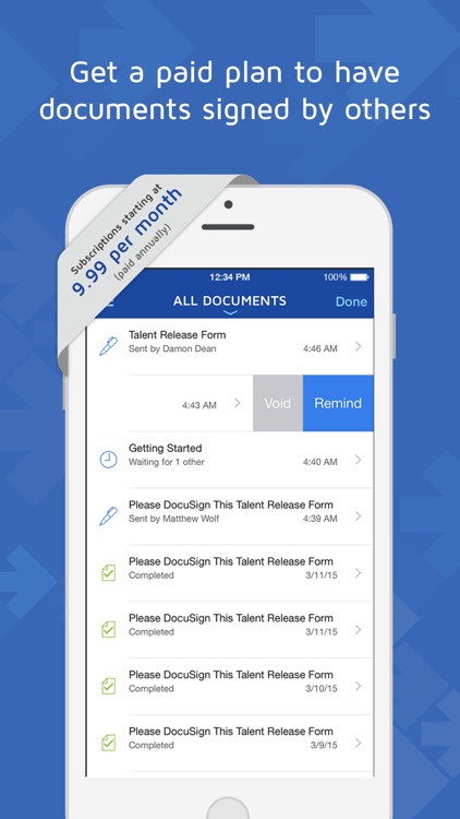DocuSign - Upload & Sign Docs screenshot-4