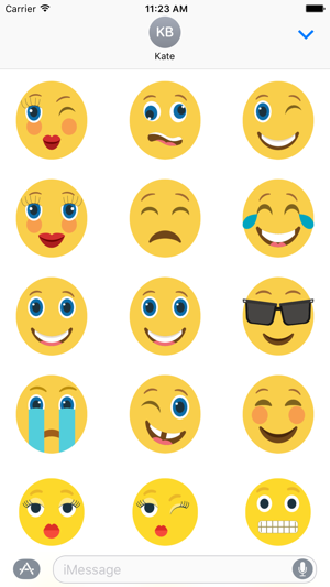 Smiley Sticker Emoji - Icon for iMessage(圖3)-速報App