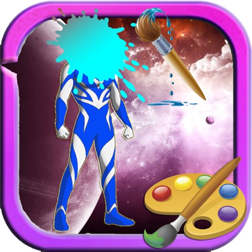 Color For Kids Game Ultraman Version iOS App