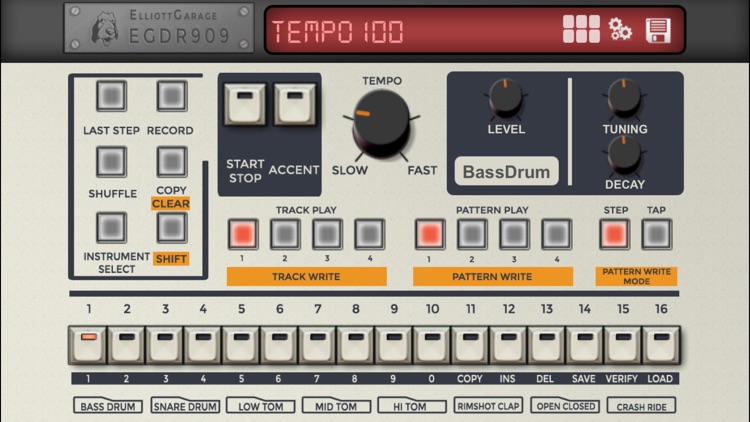 EGDR909 - 909 Drum Machine