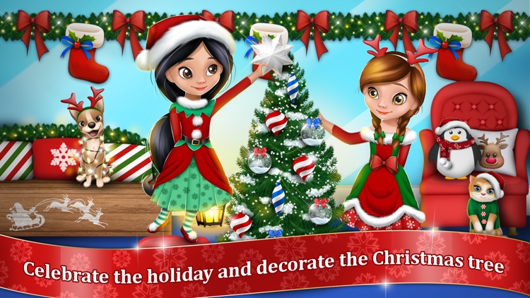 Christmas Dollhouse Games: Design Girls Dream Home