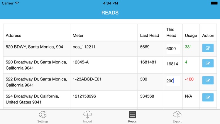 Utilibill Meter Reader