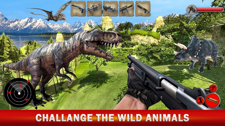 Dinosaur Hunter Pro 2016: T-Rex Wild Animals Rifle Shooting Hunting Simulator