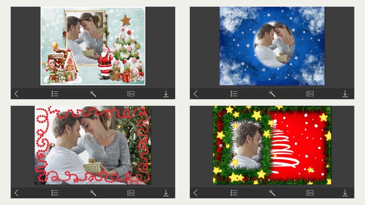 Snow Photo Frame - Fx editor