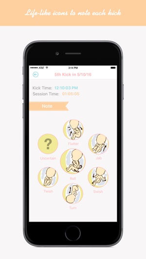 Baby Kicks Tracker - Fetal Kick Timer and Counter(圖4)-速報App