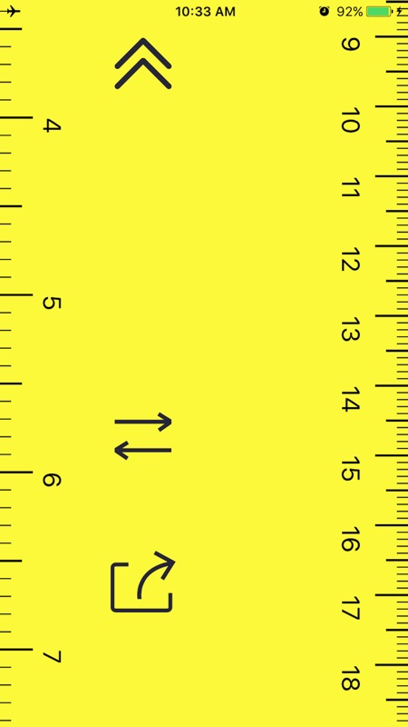 ruler to scale on screen