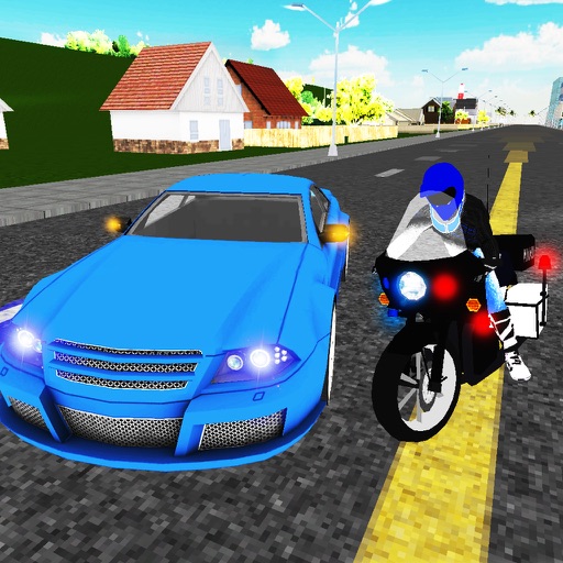 Traffic Police Bike Chase 3D icon