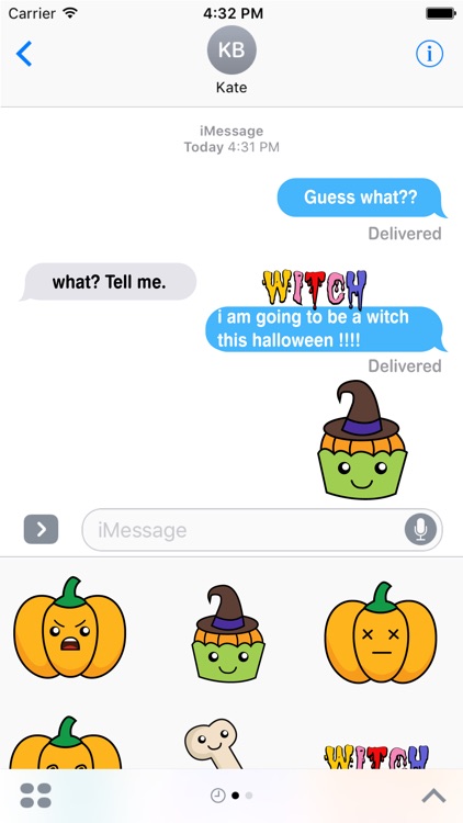 Spooky Halloween Stickers Pack for iMessage