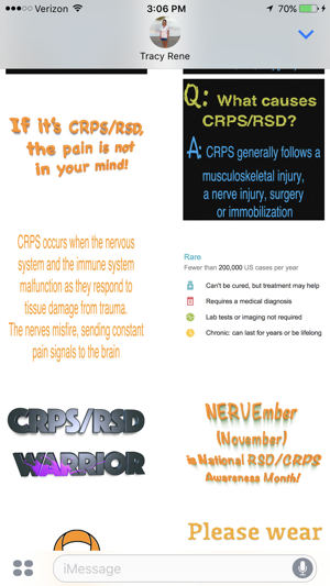 RSD/CRPS Awareness - Sticker Pack(圖3)-速報App