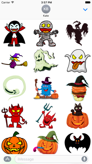 Crazy Halloween Sticker for iMessage #16 Screenshot