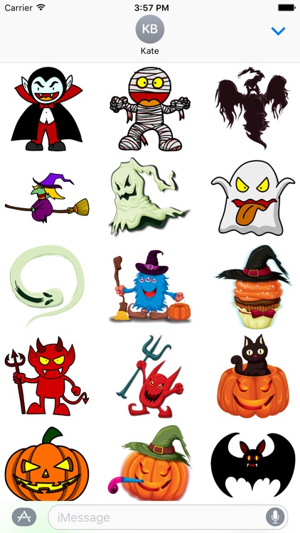 Crazy Halloween Sticker for iMessage #16